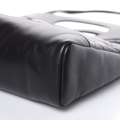 Chanel Lambskin Quilted Large 31 Shopping Bag Black 9 of 12