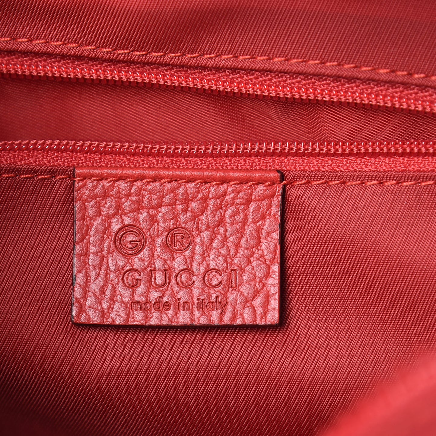 Nylon Monogram Dolmias Pouch Vibrant Red
