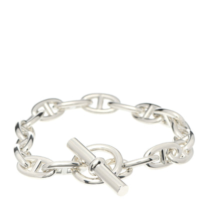 Hermes Sterling Silver GM Chaine D'Ancre Bracelet 3 of 5