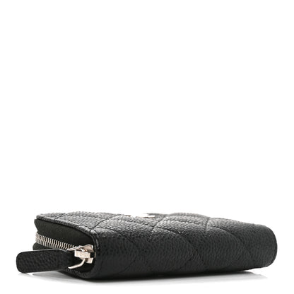 Chanel Caviar Quilted Zip Coin Purse Black 4 of 8