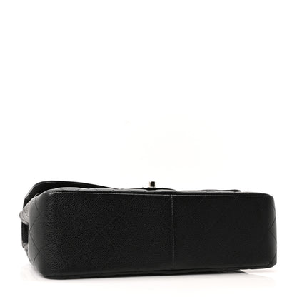 Chanel Caviar Quilted Jumbo Double Flap Black 4 of 10