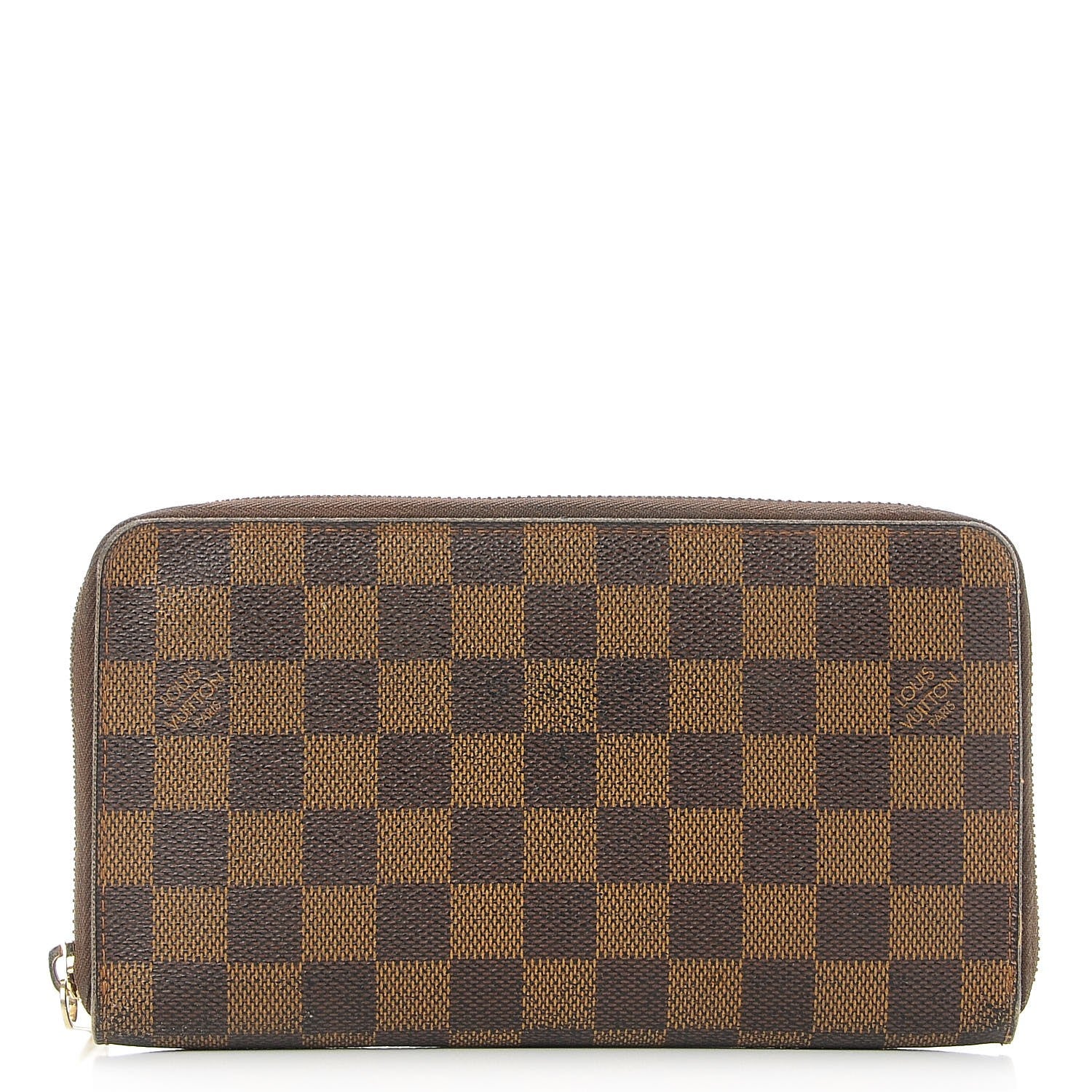 Louis Vuitton Damier Ebene Zippy Organizer Wallet 1 of 9