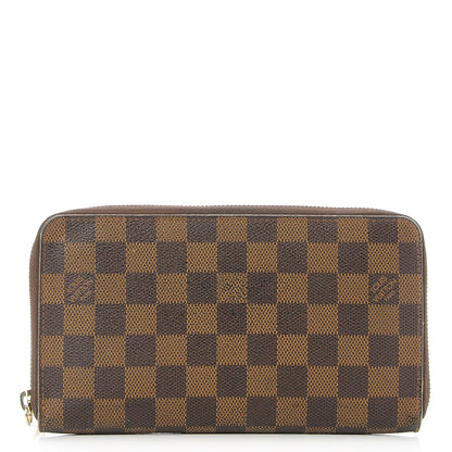 Louis Vuitton Damier Ebene Zippy Organizer Wallet 1 of 9