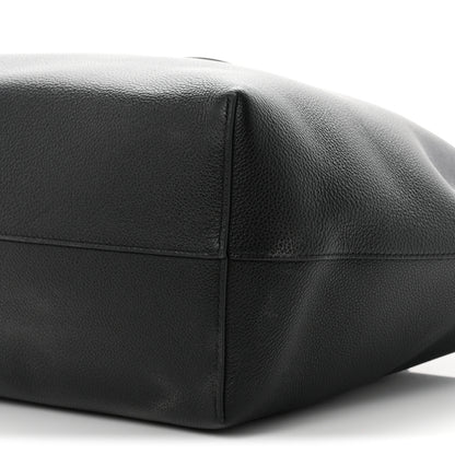 Celine Grained Calfskin Triomphe Medium Cabas Anais Black 10 of 10