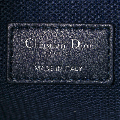Christian Dior Canvas Embroidered Palm Tree Diortravel Vanity Case Blue Multicolor 7 of 12