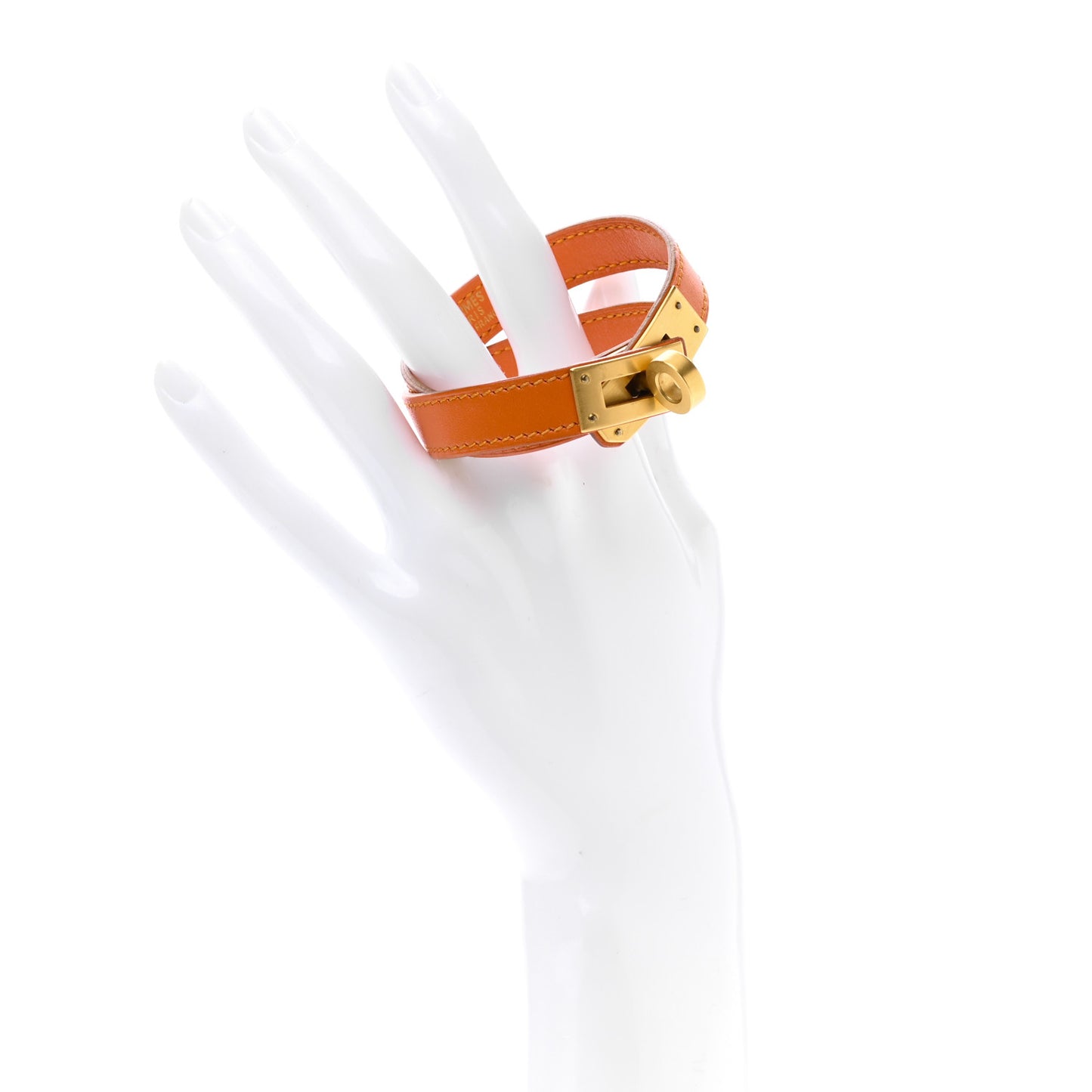 Box Kelly Double Tour Bracelet S Orange