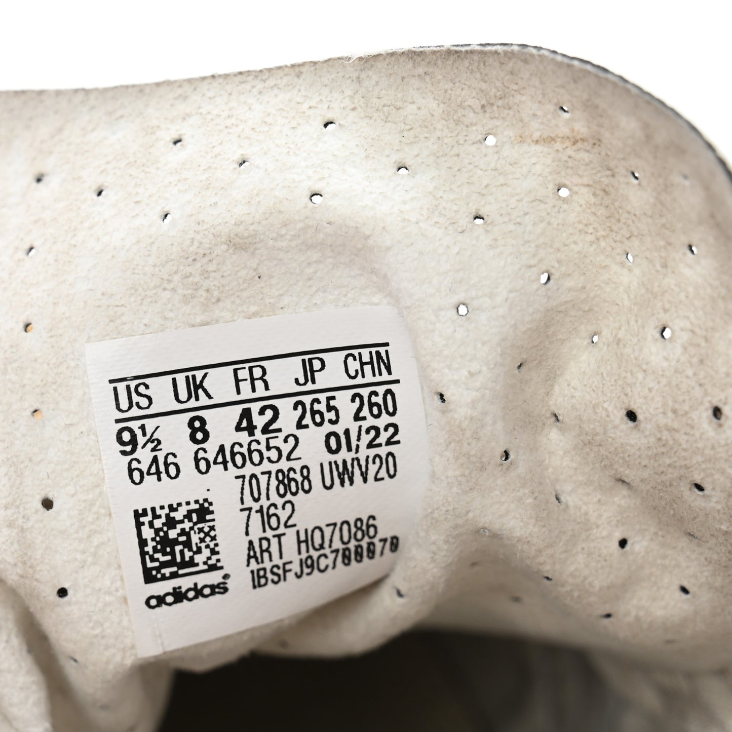 X ADIDAS Vintage GG Monogram Mens Gazelle Sneakers 9.5 Mid Natural Nut Off White