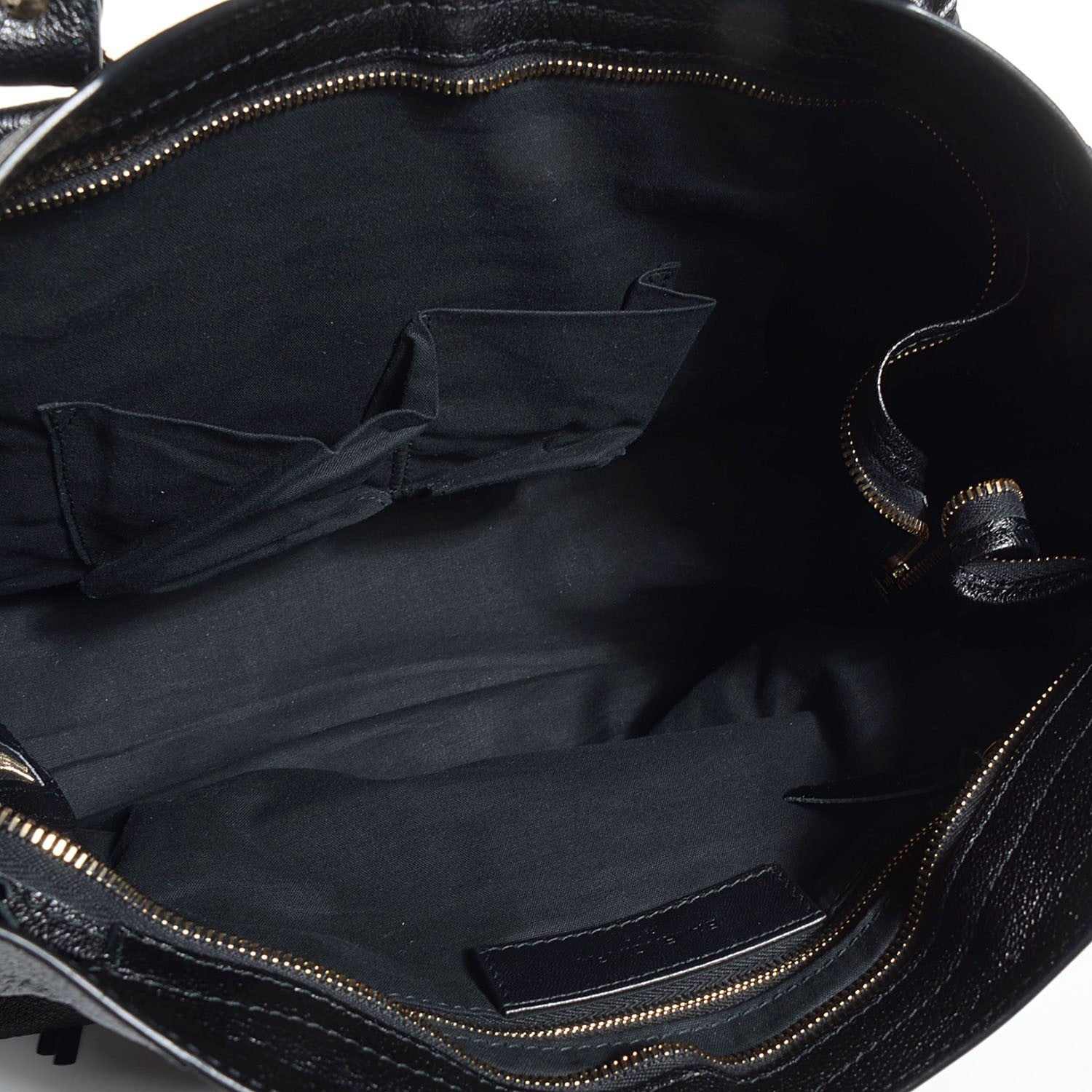 Balenciaga Chevre Gold Metallic Edge Hardware City Black 5 of 16