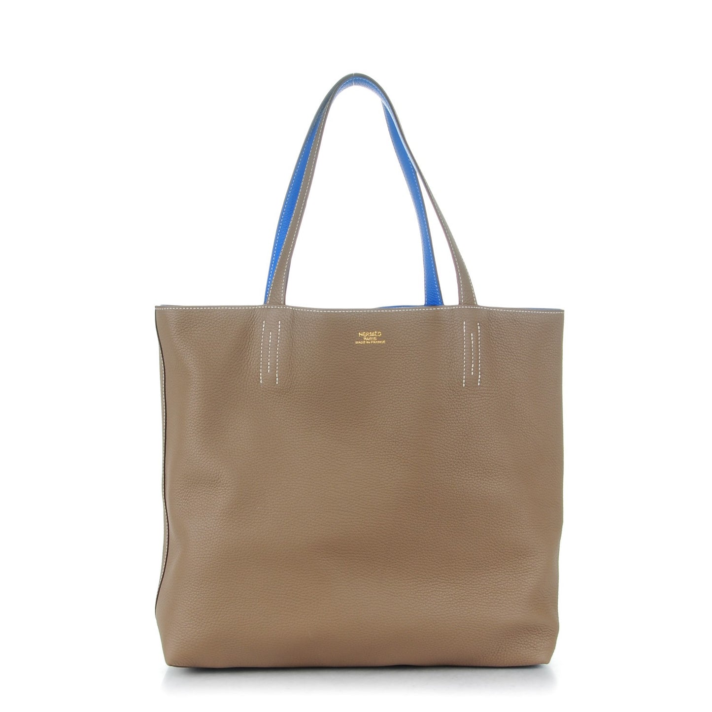 Taurillon Clemence Double Sens 36 Bleu Hydra Etoupe