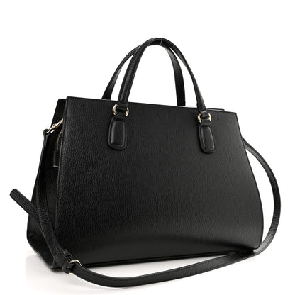 Gucci Dollar Calfskin Large Soho Top Handle Satchel Black 3 of 10