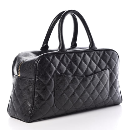 Chanel Caviar Quilted Large Bowler Black 3 of 14
