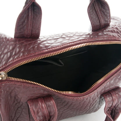 Alexander Wang Pebbled Lambskin Rocco Beet Antique Brass Hardware 5 of 6