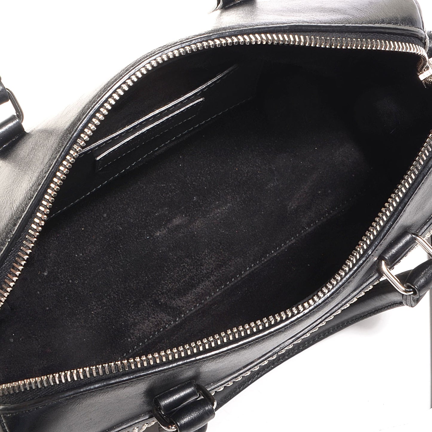 Calfskin Studded Classic Baby Duffle Black
