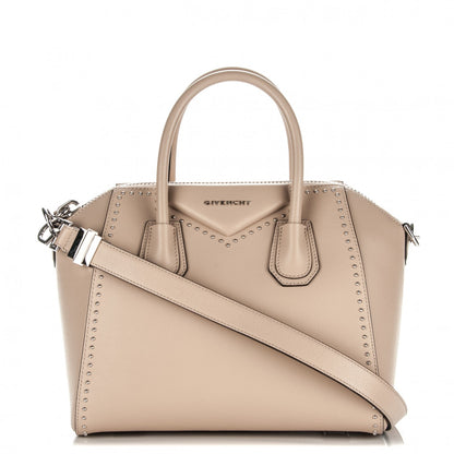 Givenchy Calfskin Small Studded Antigona Beige Buff 1 of 7