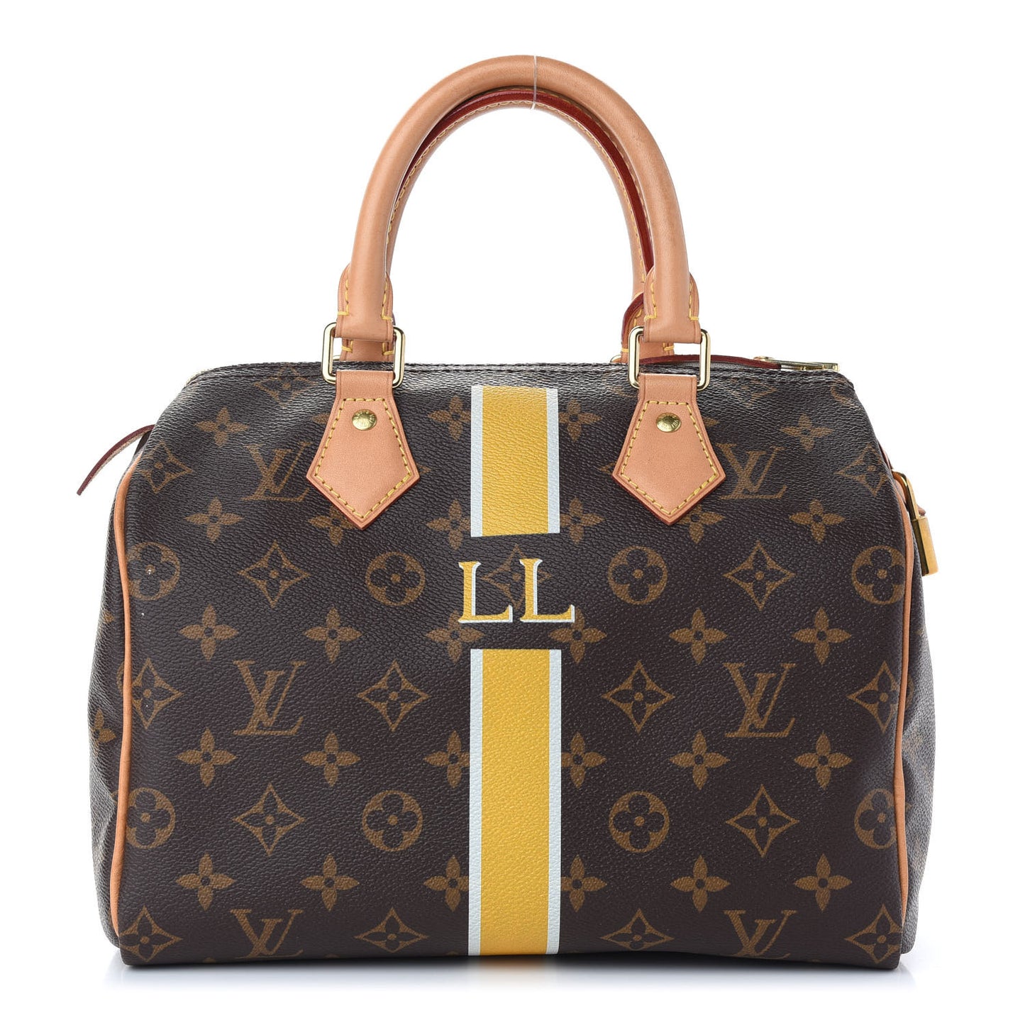 Monogram My LV Heritage Speedy 25 Yellow White
