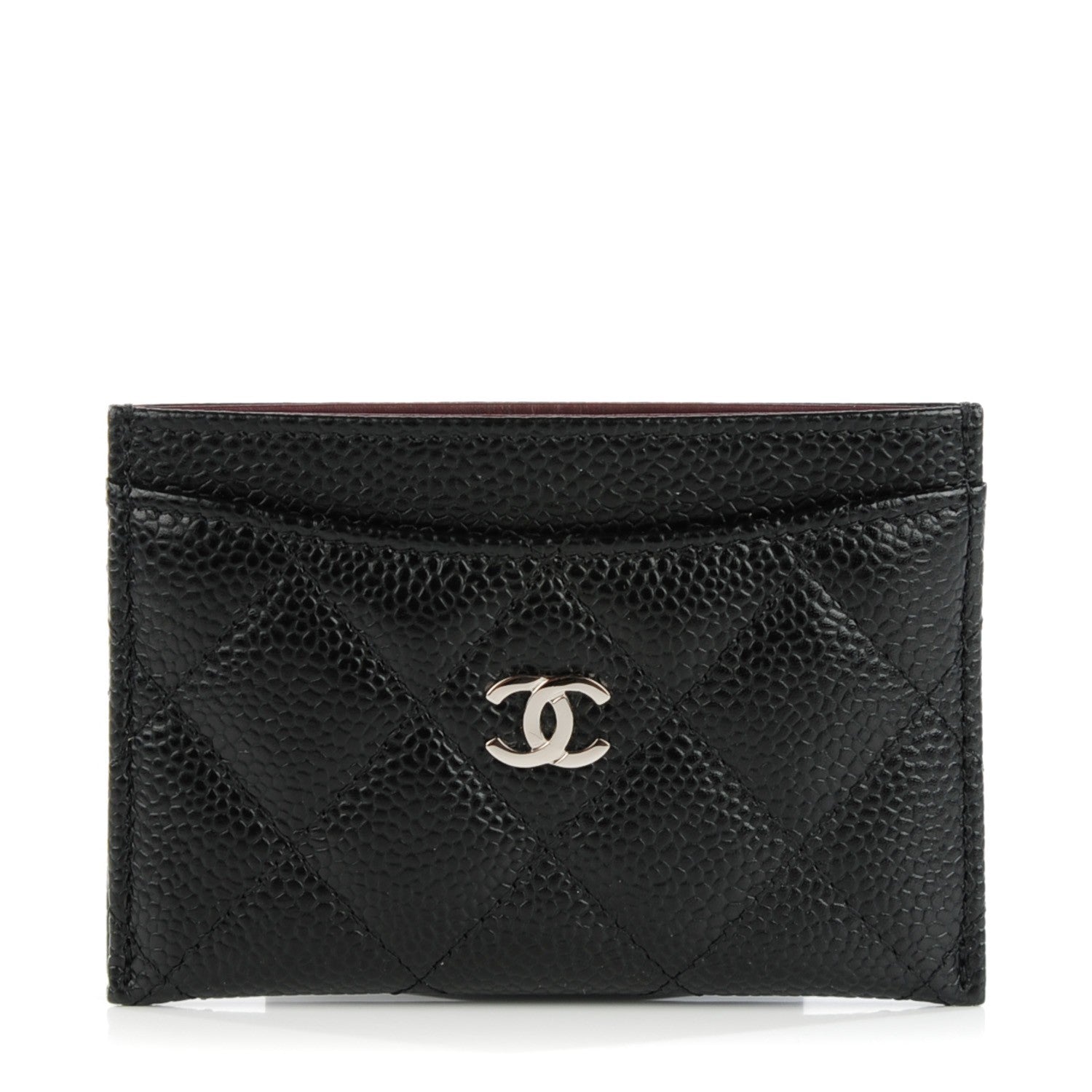 Chanel Caviar Quilted Card Holder Black 1 of 8