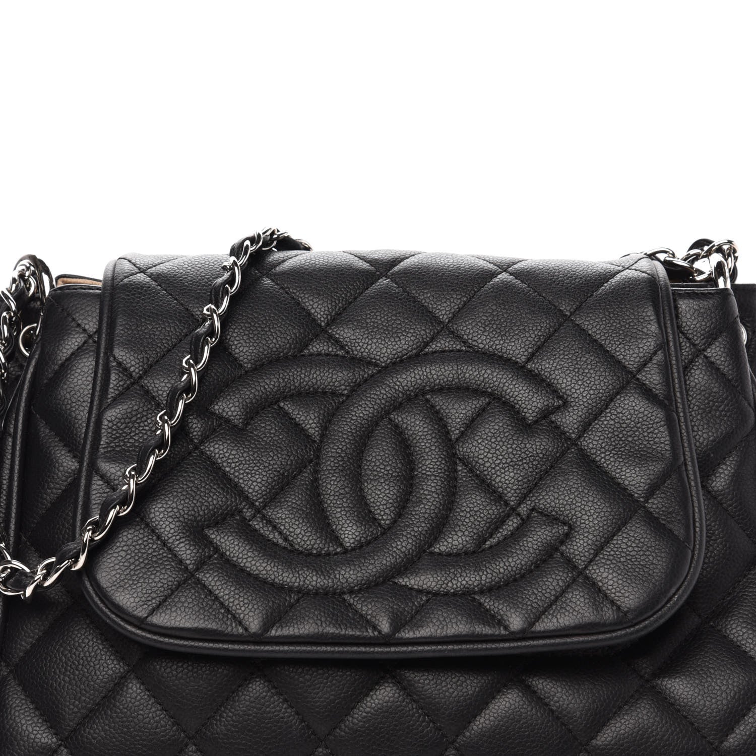 Chanel Caviar Quilted Timeless Accordion Flap Black 12 of 12