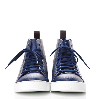 Louis Vuitton Monogram Match Up Sneakers 7 Pacific Blue 2 of 9