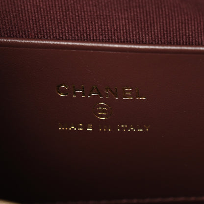 Chanel Caviar Quilted Barrel Clutch With Chain Black 6 of 11