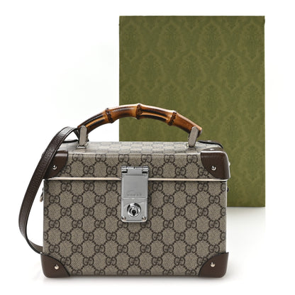 Gucci GG Supreme Monogram Globe-Trotter Beauty Case Brown 11 of 11