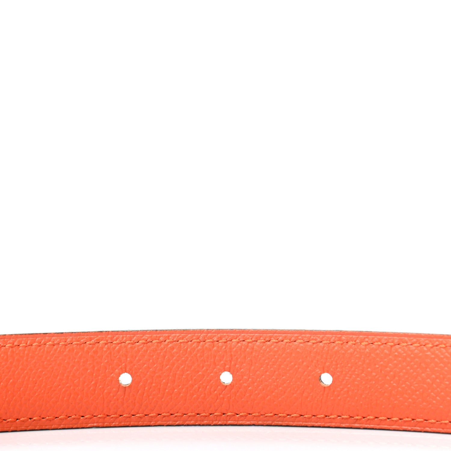 Hermes Swift Epsom 24mm Mini Constance H Belt 85 Black Orange 4 of 5