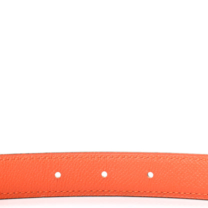 Hermes Swift Epsom 24mm Mini Constance H Belt 85 Black Orange 4 of 5