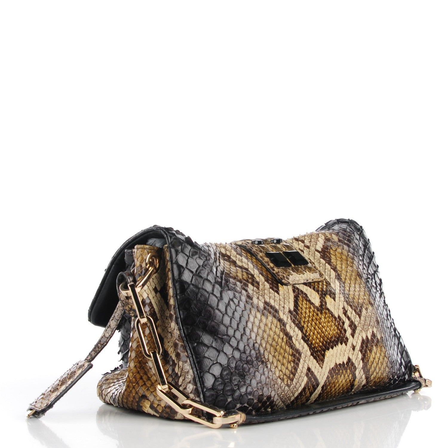 Christian Dior Python New Lock Flap Bag 3 of 8