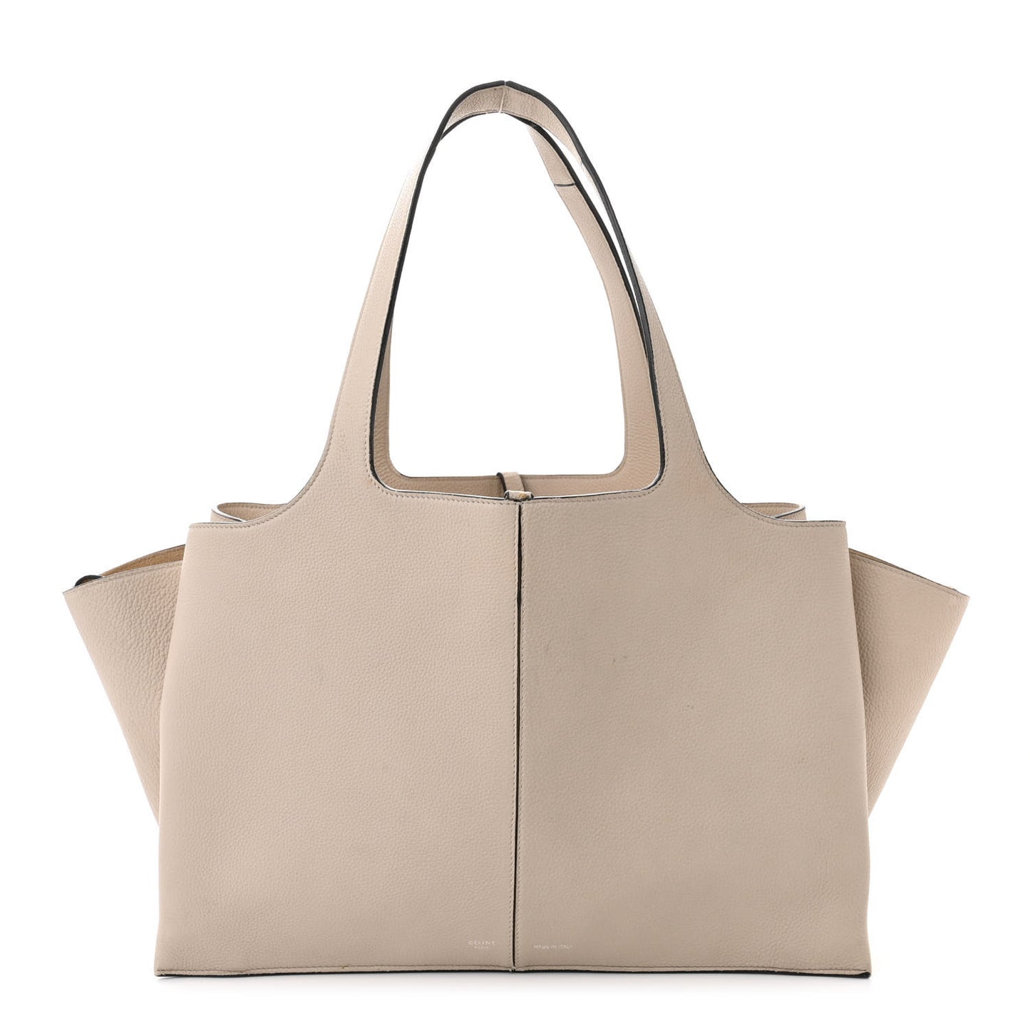 Baby Grained Calfskin Medium Tri-Fold Bag Powder