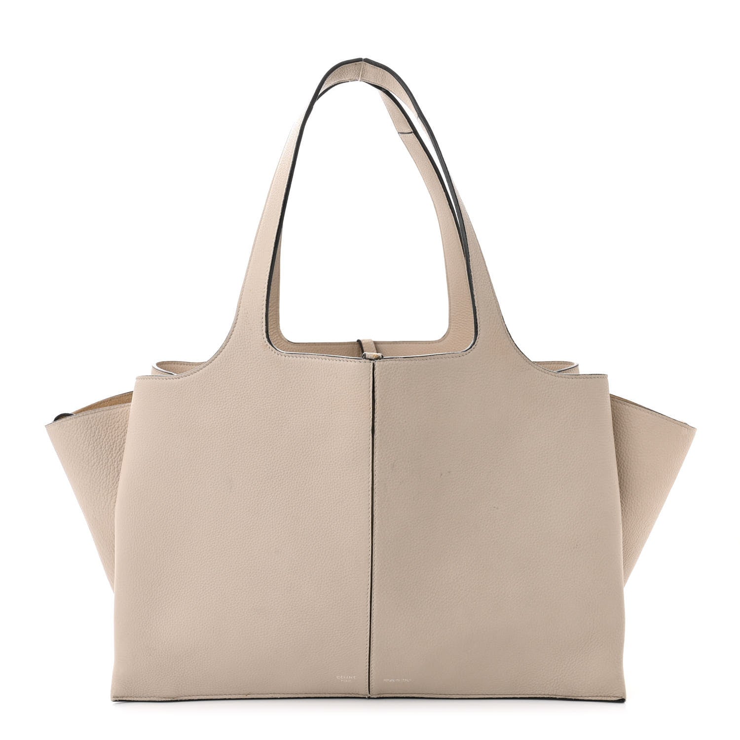 Celine Baby Grained Calfskin Medium Tri-Fold Bag Powder 1 of 22