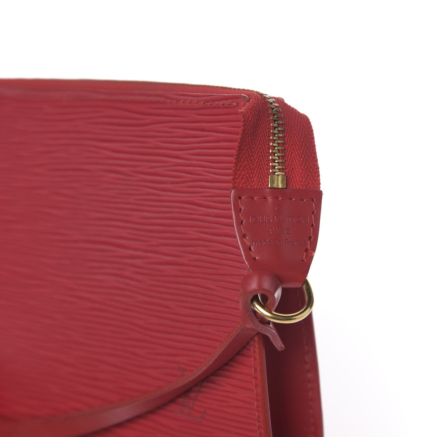 Epi Pochette Accessories 24 Castillan Red