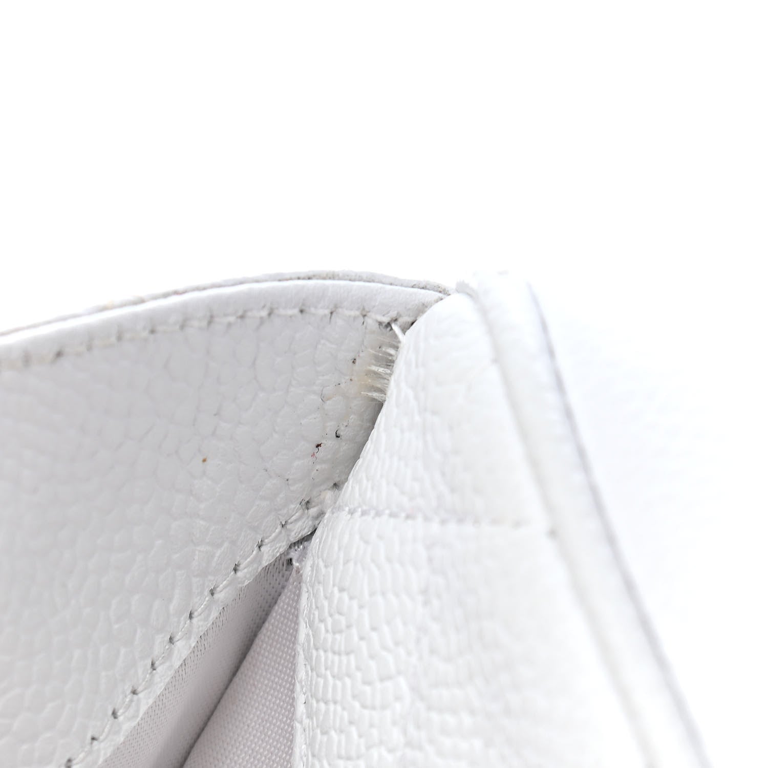 Chanel Caviar Quilted Camera Case White 13 of 13