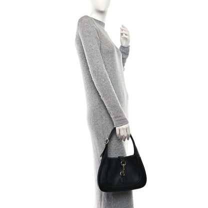 Gucci Calfskin Small Jackie Shoulder Bag Black 2 of 8