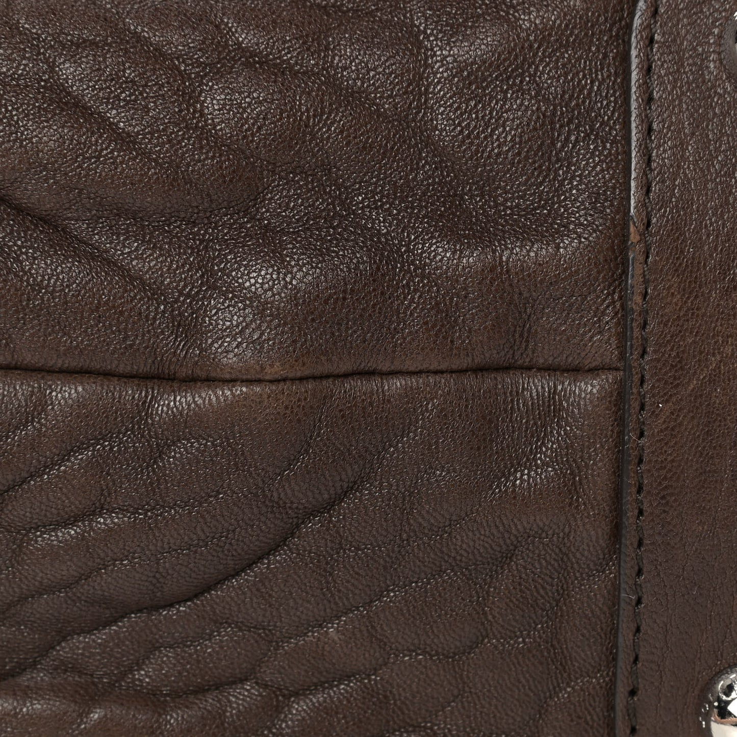 Lambskin Karenina Large Tote Brown