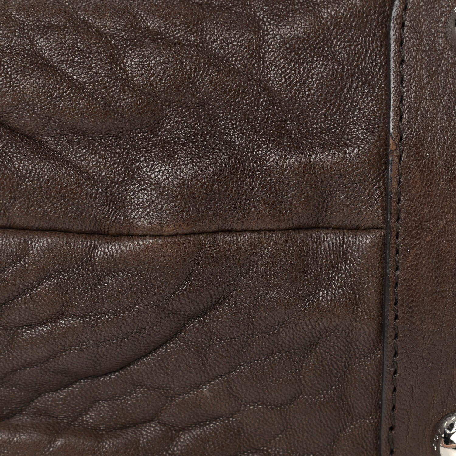 Christian Dior Lambskin Karenina Large Tote Brown 18 of 22