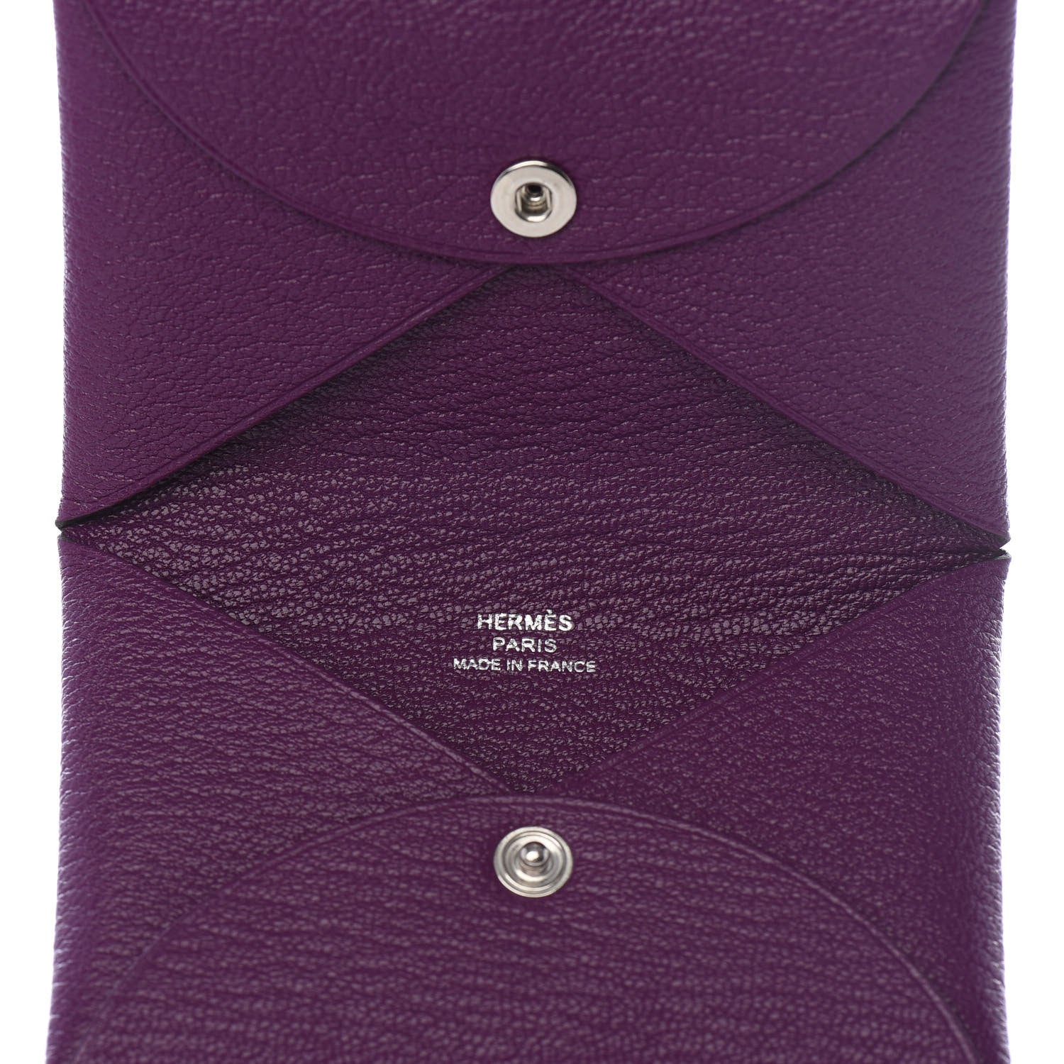 Hermes Chevre Mysore Calvi Card Case Anemone 4 of 6