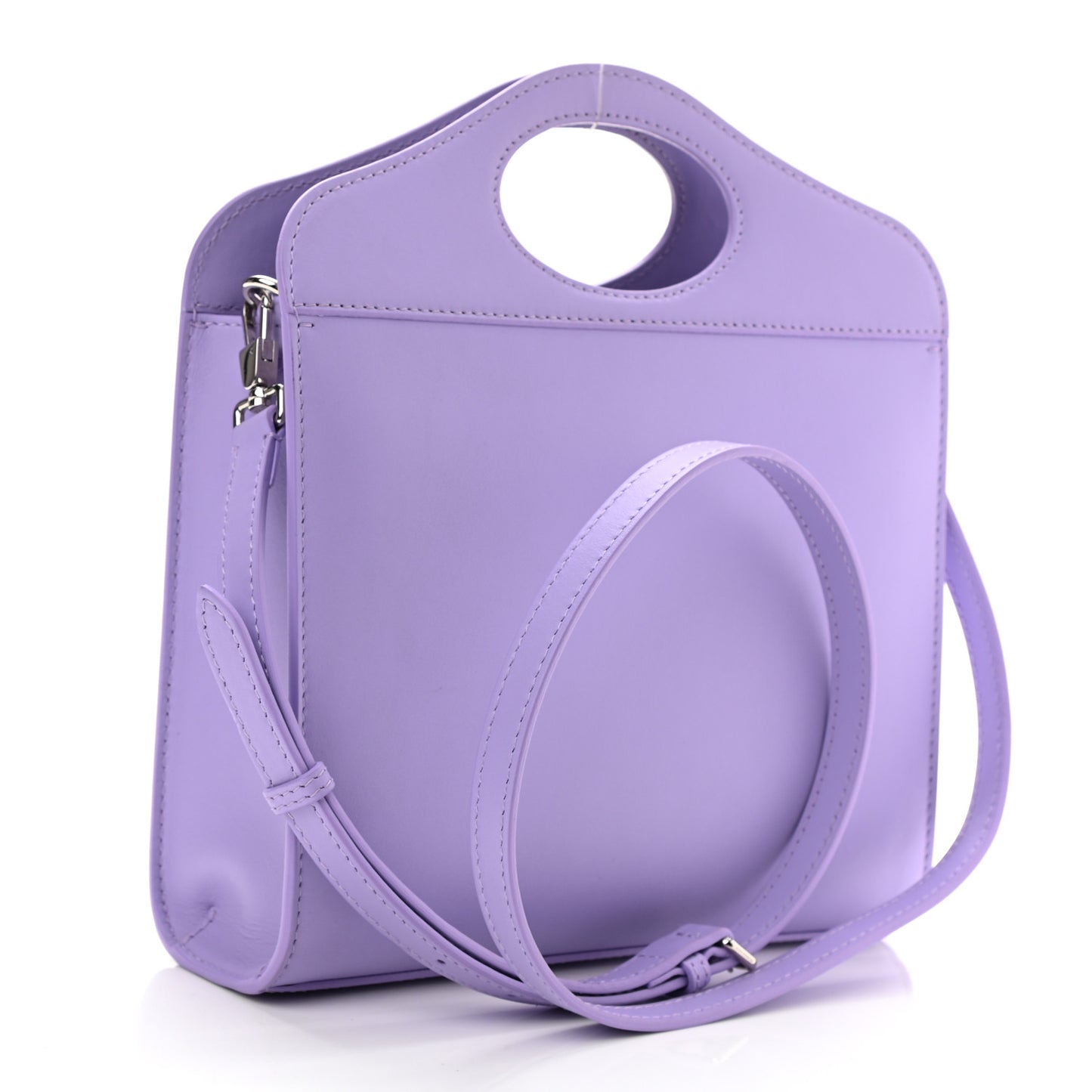 Smooth Calfskin Mini Pocket Bag Soft Violet