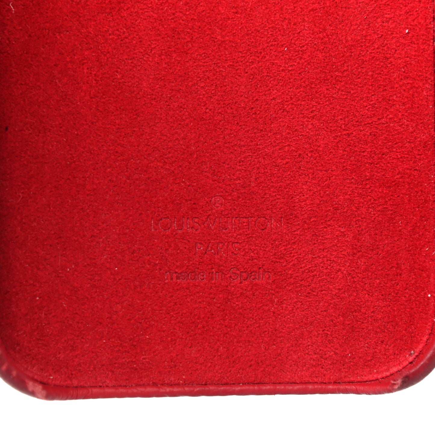 Monogram iPhone 12/12 Pro Bumper Scarlet