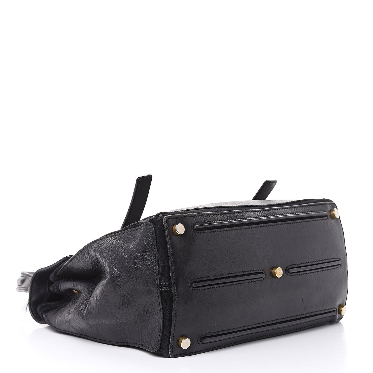 Saint Laurent Calfskin Canvas Medium Muse Two Black 4 of 22