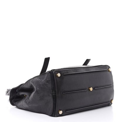 Saint Laurent Calfskin Canvas Medium Muse Two Black 4 of 22