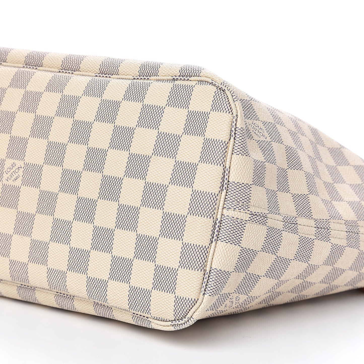 Damier Azur Neo Neverfull MM Rose Ballerine