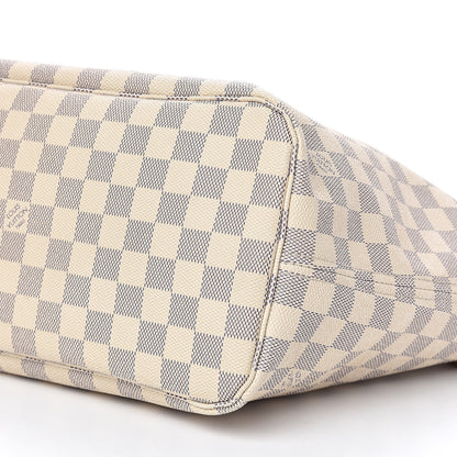 Louis Vuitton Damier Azur Neo Neverfull MM Rose Ballerine 7 of 20
