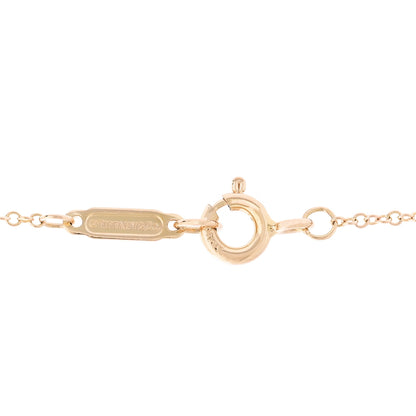 Tiffany 18K Rose Gold 1837 Interlocking Circles Pendant Necklace 5 of 6