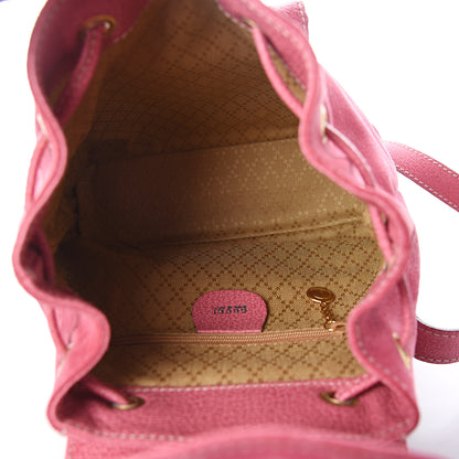 Gucci Suede Bamboo Backpack Pink 4 of 9