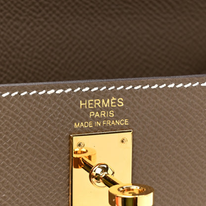 Hermes Epsom Kelly Sellier 25 Etoupe 6 of 9