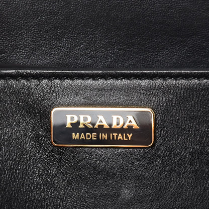 Prada Velvet City Calf Leopard Print Cahier Bag 6 of 7