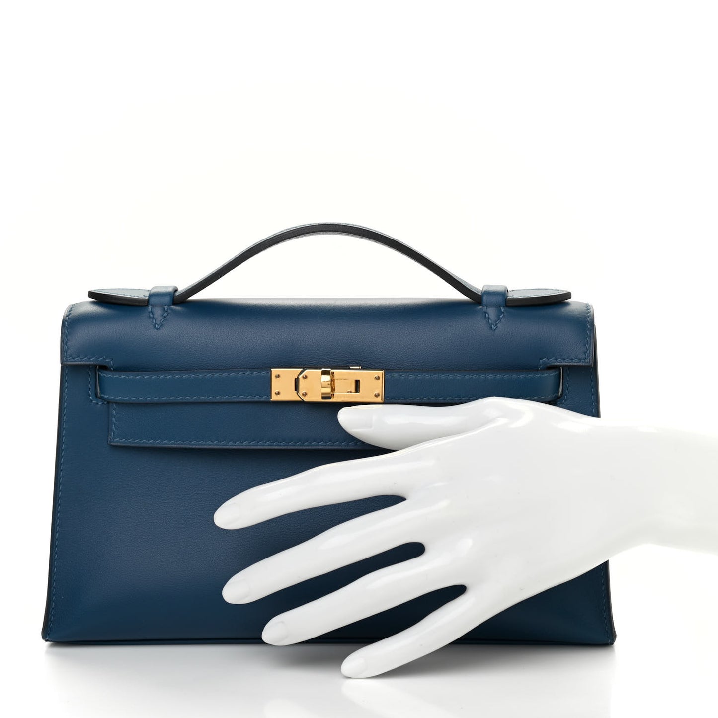 Swift Kelly Pochette Clutch Deep Bleu