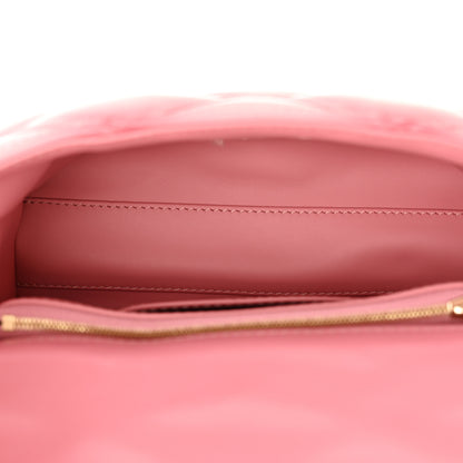 Louis Vuitton Lambskin Malletage Top Handle GO-14 MM Raspberry 6 of 10