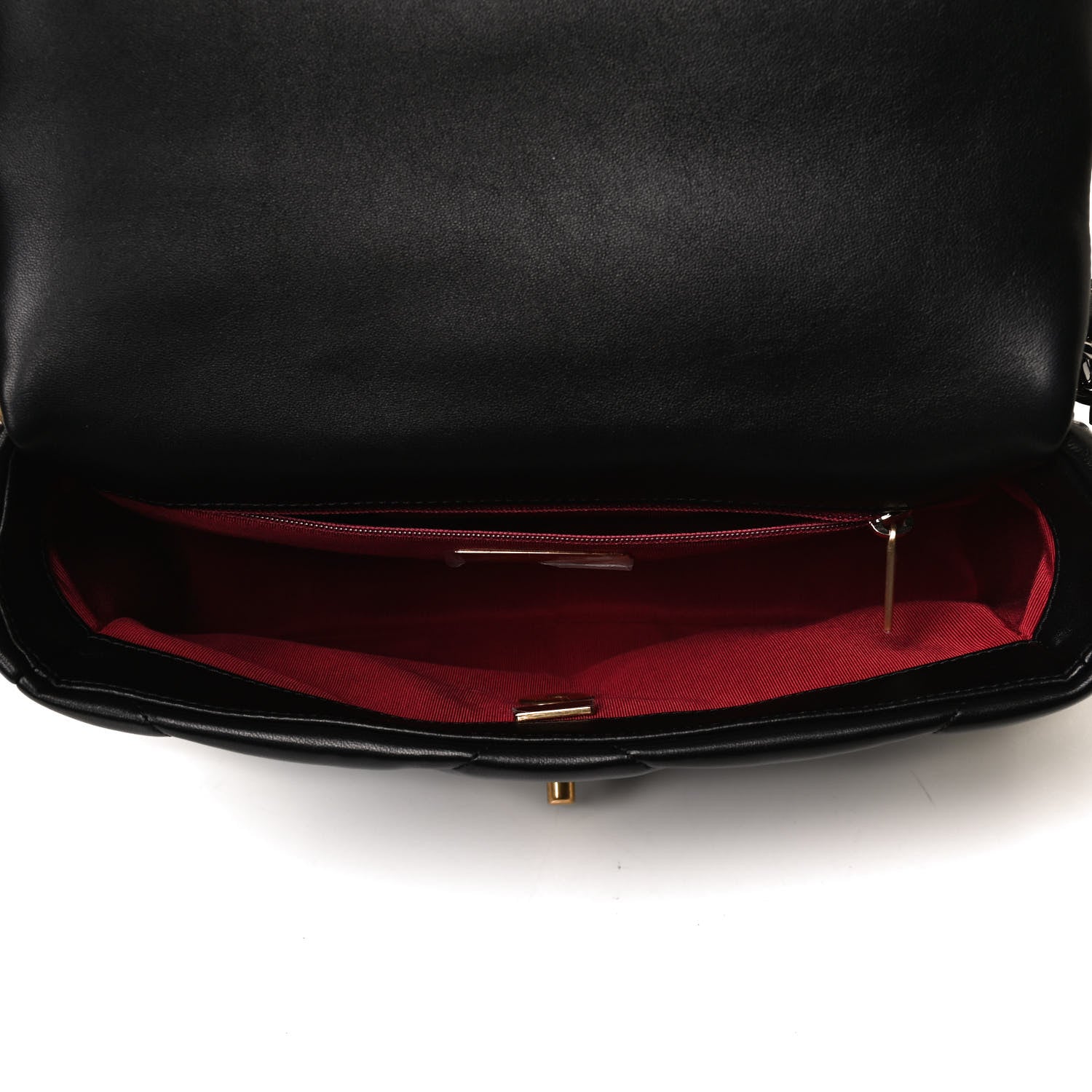 Chanel Lambskin Quilted Medium Chanel 19 Flap Black 5 of 14