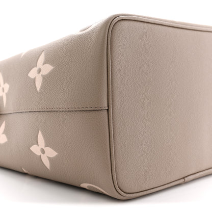Louis Vuitton Empreinte Monogram Giant Neonoe MM Tourterelle Creme 9 of 11