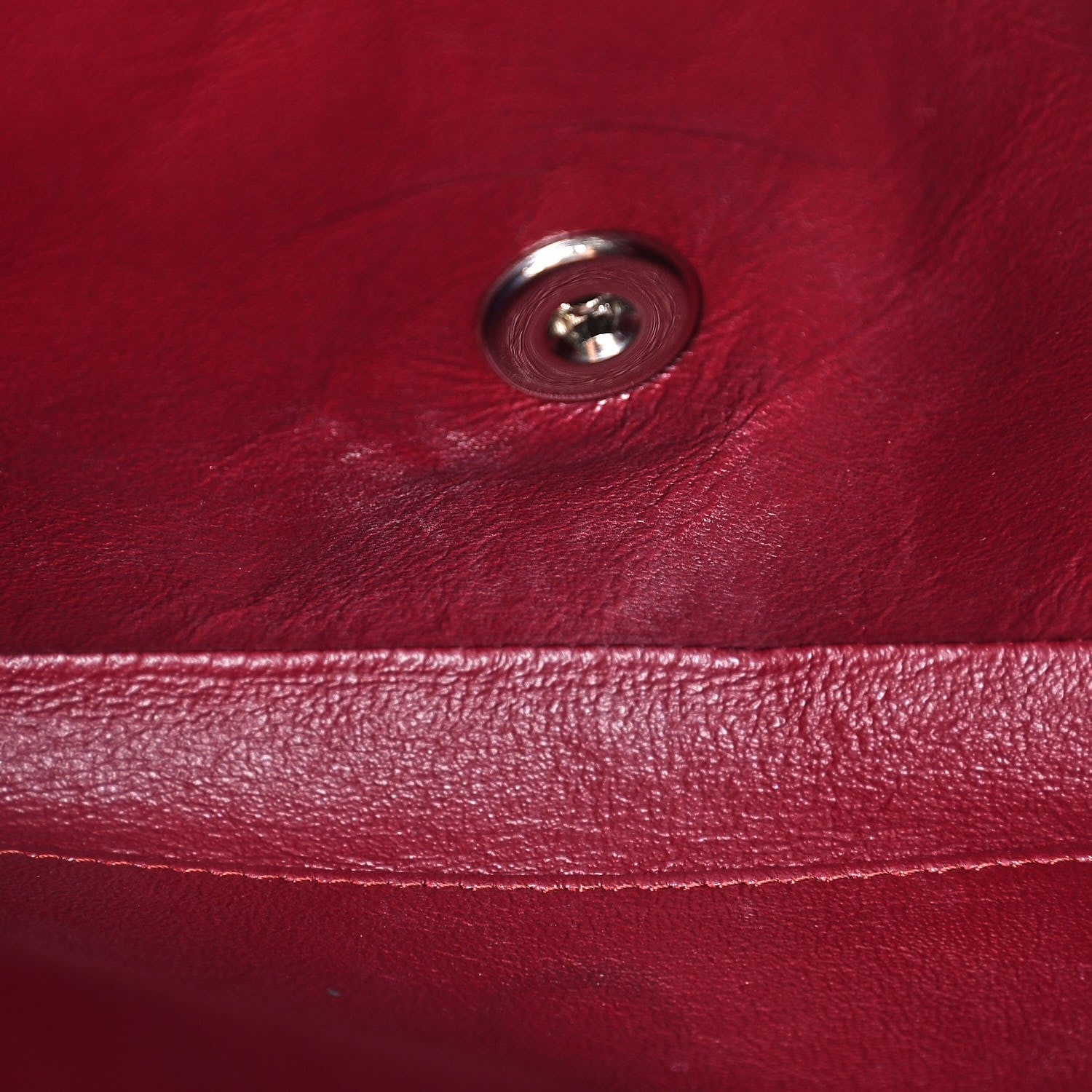Chanel Patent Quilted Clutch With Chain Flap Red 10 of 14